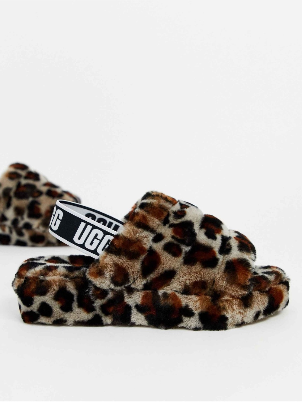 UGG Fluff Yeah Slipper in Leopard